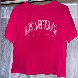 Cropped Los Angeles T shirt